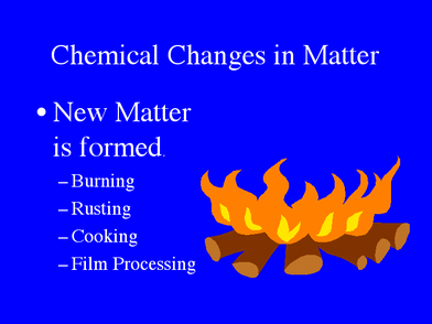 examples of physical changes in matter 3rd grade